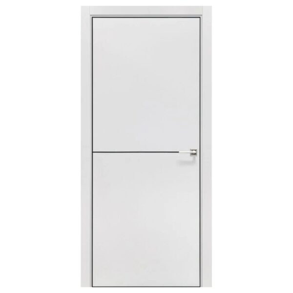 Дверь межкомнатная DV doors АКЦЕНТ, Белый матовый
